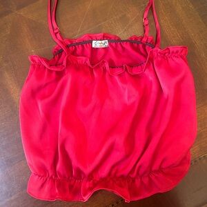Red Free People Top